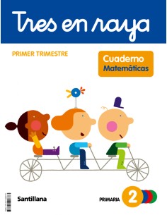 CUADERNO MATEMATICAS 1 2ºPRIMARIA TRES EN RAYA GLOBALIZADO 2023